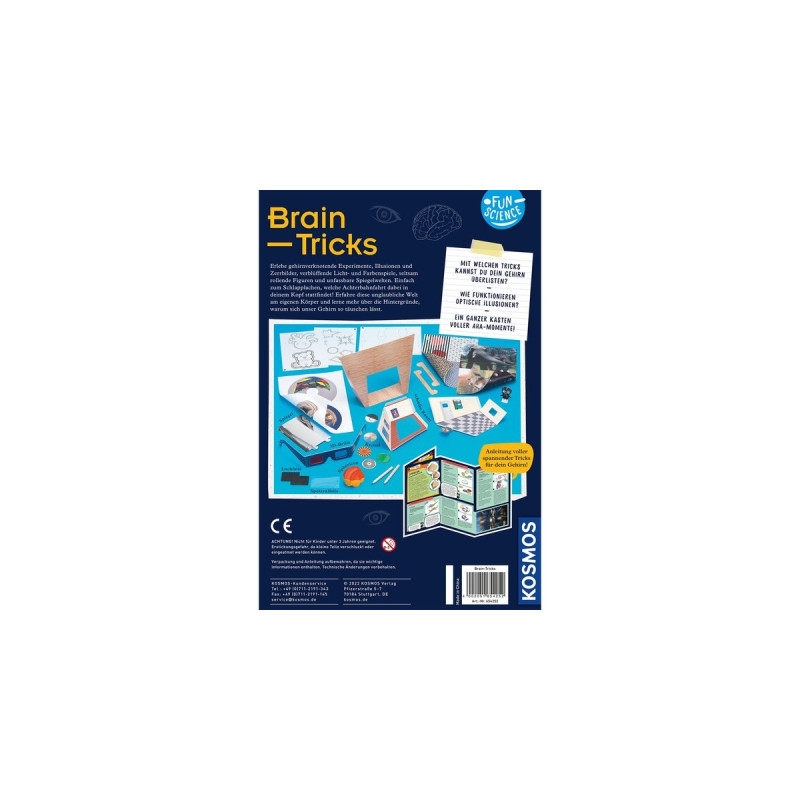 KOSMOS Fun Science Brain Tricks, Experimentierkasten