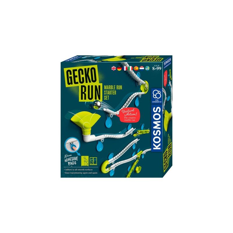 KOSMOS Gecko Run - Marble Run Starter Set V1, Kugelbahn(internationale Version)