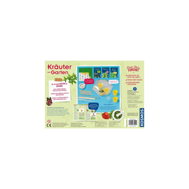 KOSMOS Kräuter-Garten, Experimentierkasten