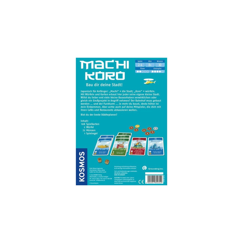KOSMOS Machi Koro, Kartenspiel