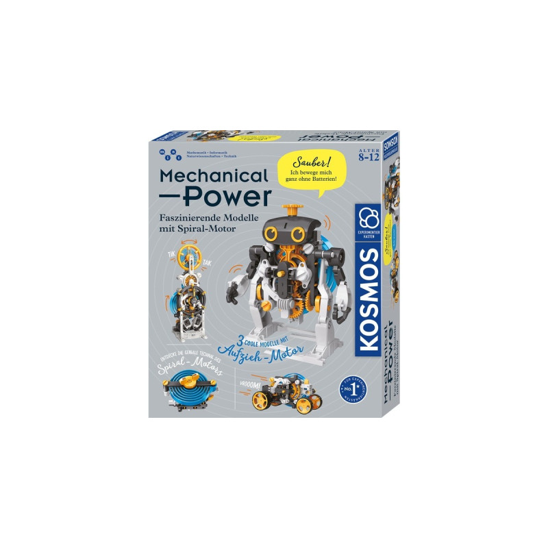 KOSMOS Mechanical Power, Experimentierkasten(Faszinierende Modelle mit Spiral-Motor)