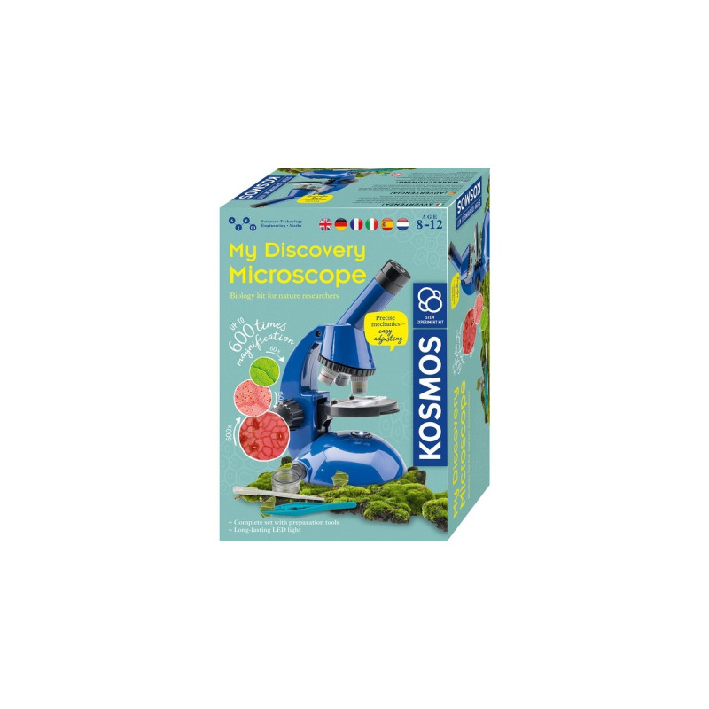 KOSMOS My Discovery Microscope, Experimentierkasten(mehrsprachige Version)