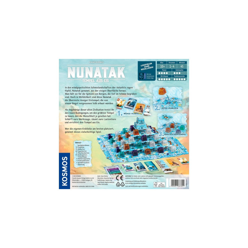 KOSMOS Nunatak, Brettspiel