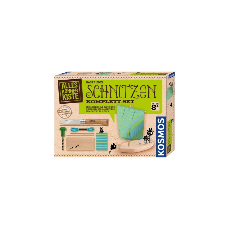 KOSMOS Schnitzen Komplett-Set, Basteln