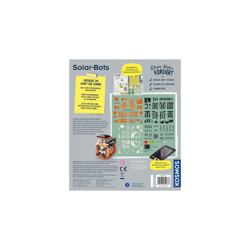 KOSMOS Solar Bots, Experimentierkasten