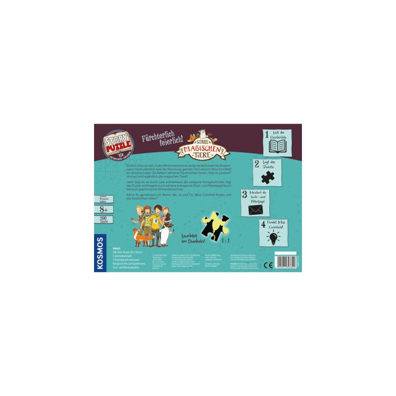KOSMOS Story Puzzle: Die Schule der magischen Tiere - Fürchterlich feierlich!