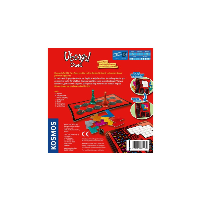 KOSMOS Ubongo - Duell, Brettspiel