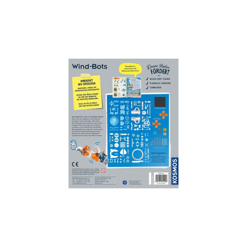 KOSMOS Wind Bots, Experimentierkasten(Erlebe den Wind als Energiequelle)