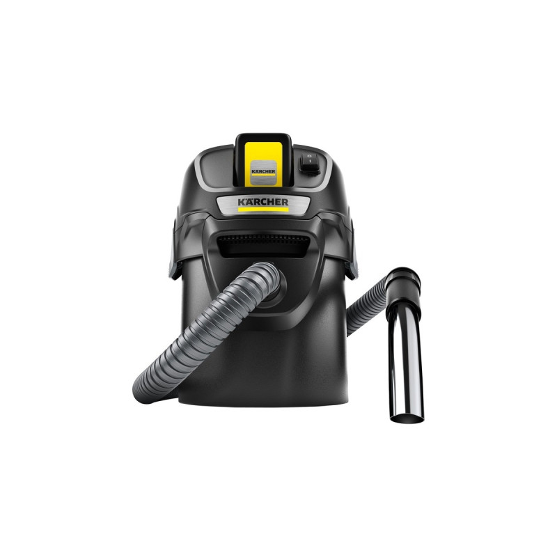 Kärcher AD 2 Battery Set, Aschesauger(schwarz, mit Akku und Ladegerät)