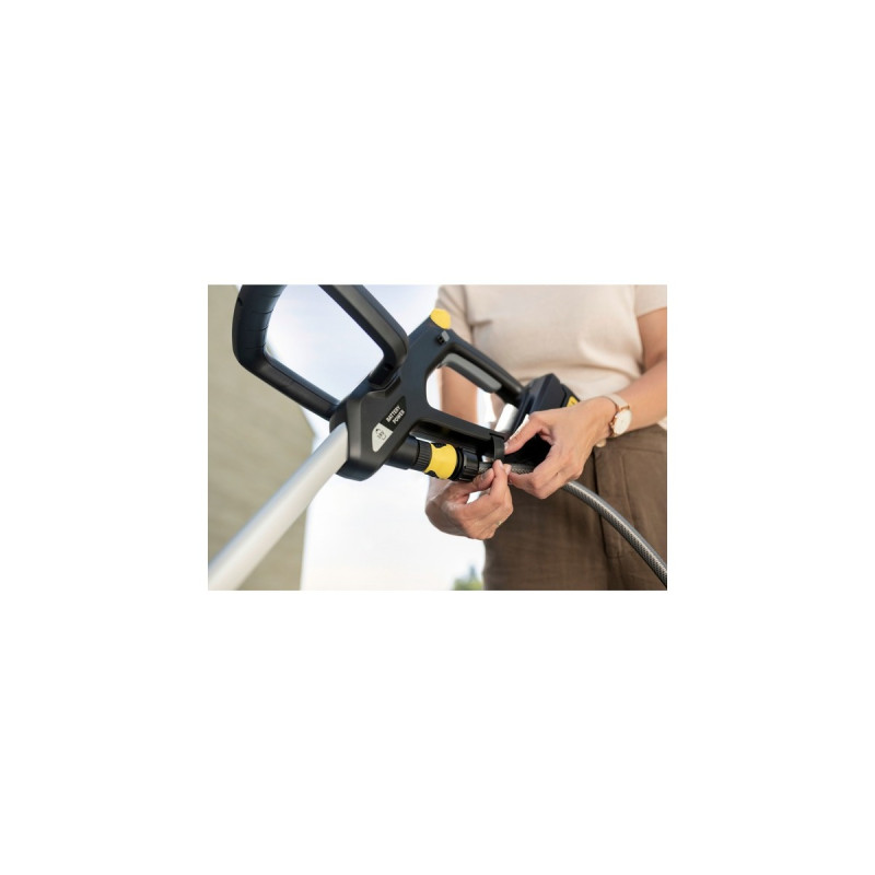 Kärcher Akku-Terrassenreiniger PCL 3-18 Battery Set, Hartbodenreiniger(gelb/schwarz, Li-Ionen Akku 2,5Ah)