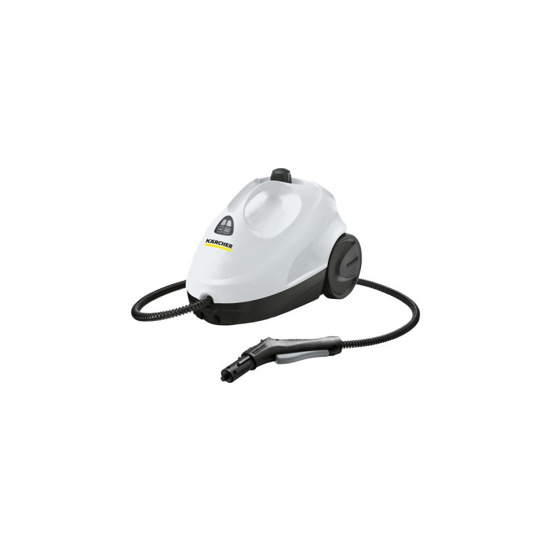 Kärcher Dampfreiniger SC 2 EasyFix(weiß/schwarz, 1.500 Watt, mit Bodenreinigungsset EasyFix)