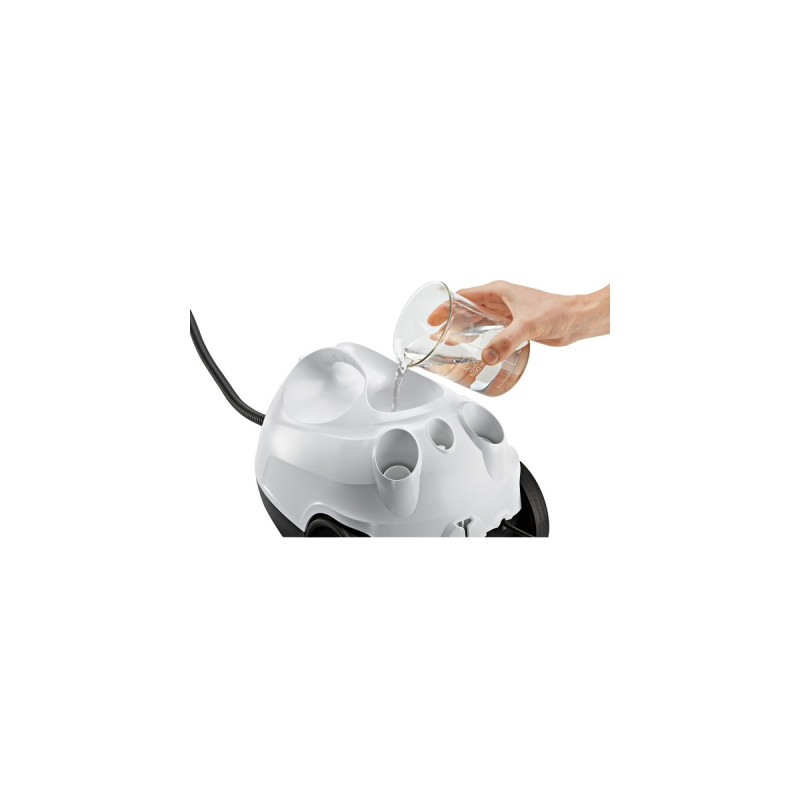 Kärcher Dampfreiniger SC 2 EasyFix(weiß/schwarz, 1.500 Watt, mit Bodenreinigungsset EasyFix)