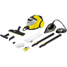 Kärcher Dampfreiniger SC 5 EasyFix Iron(gelb/schwarz, 2.200 Watt, inkl. Dampfdruck-Bügeleisen)