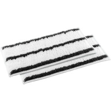 Kärcher Fliesentücher für KV4, 2 Stück, Wischbezug(weiß/schwarz)