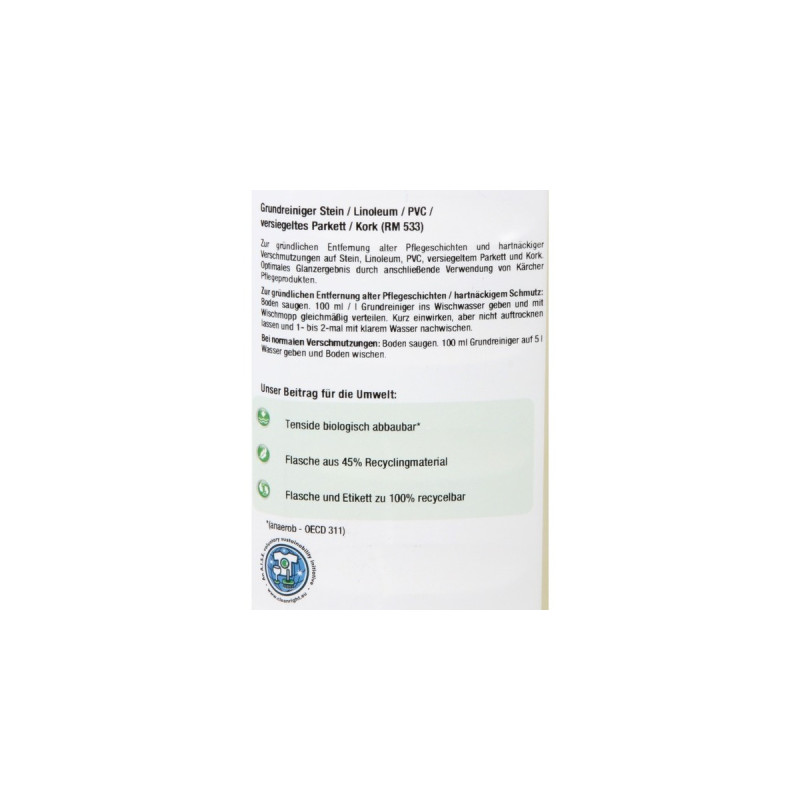 Kärcher Grundreiniger für Hartböden, Reinigungsmittel(1 Liter)