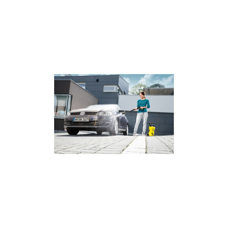 Kärcher Hochdruckreiniger K 2 Power Control Home(gelb/schwarz, mit Dreckfräser u. Flächenreiniger)