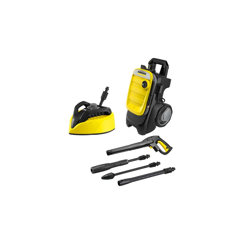 Kärcher Hochdruckreiniger K 7 Compact Home(gelb/schwarz, mit Flächenreiniger T 450)
