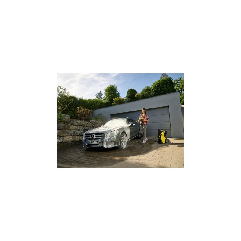 Kärcher Hochdruckreiniger K 7 Premium Smart Control Home(gelb/schwarz, Bluetooth, mit Schlauchtrommel u. Flächenreiniger)