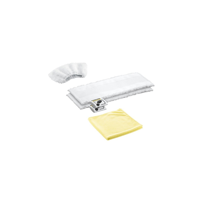 Kärcher Mikrofaser Tuchset Küche, für Hand- und Bodendüse EasyFix, Wischbezug(4 Stück)