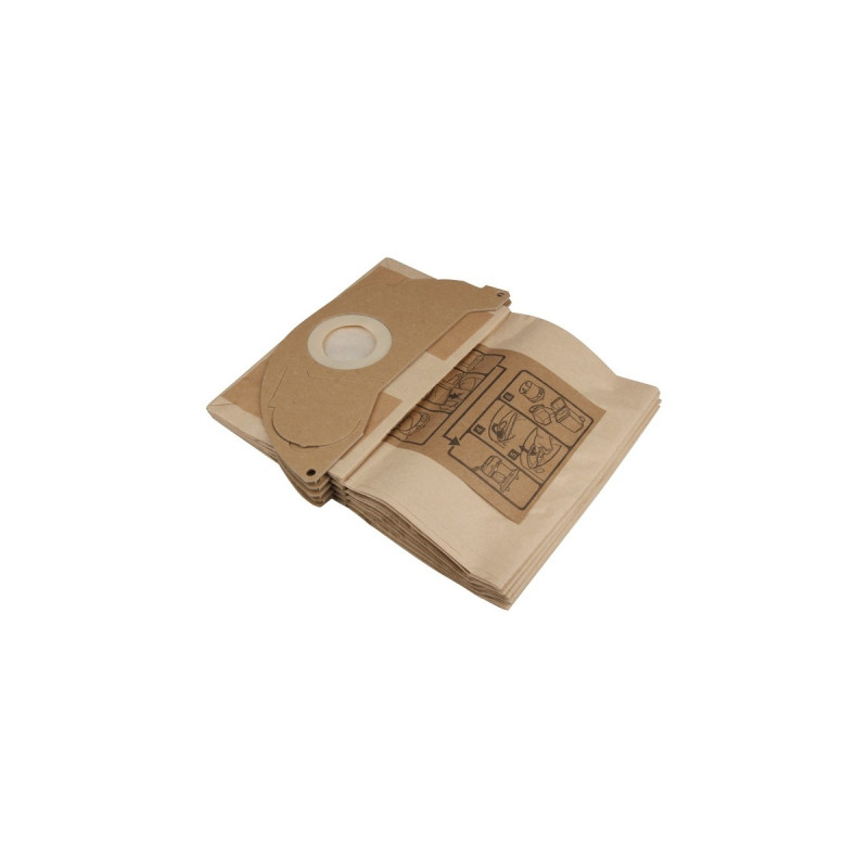 Kärcher Papier-Filtertüten 6.904-322.0, Staubsaugerbeutel(5 Stück)