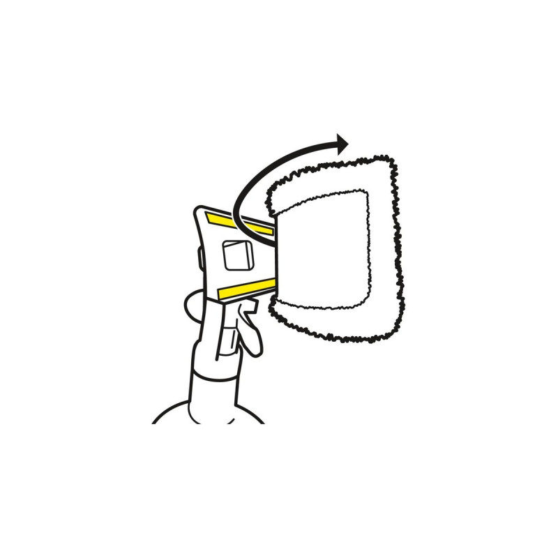 Kärcher Sprühflaschenset Extra, Reinigungsmittel(transparent, 2.633-129.0, für Fensterreiniger)