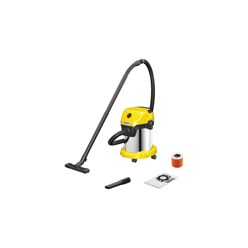 Kärcher WD 3 S V-17/4/20, Nass-/Trockensauger(gelb/edelstahl)