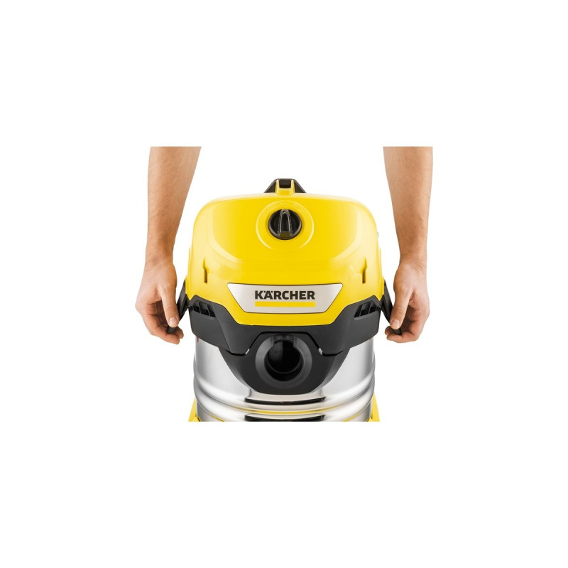 Kärcher WD 4 S V-20/5/22, Nass-/Trockensauger(gelb/edelstahl)