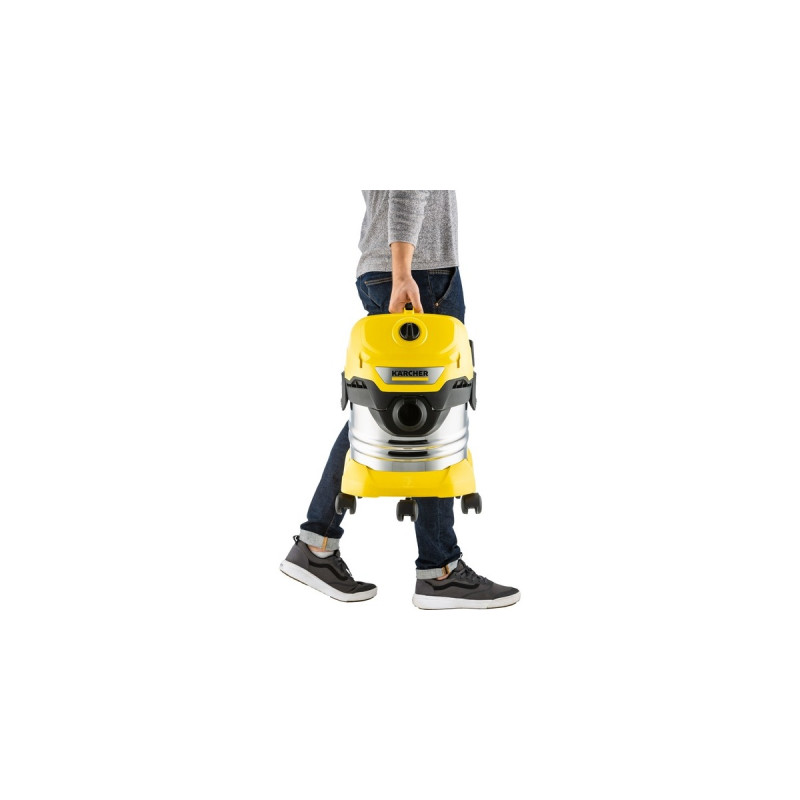 Kärcher WD 4 S V-20/5/22, Nass-/Trockensauger(gelb/edelstahl)
