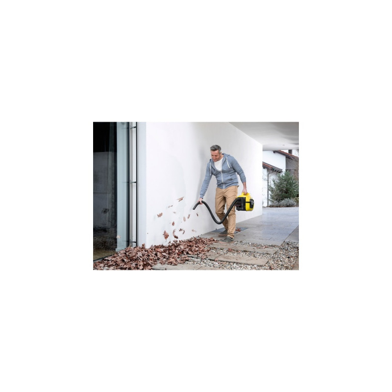 KärcherWD 1 Compact Battery, Nass-/Trockensauger(gelb/schwarz, ohne Akku und Ladegerät)