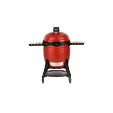Kamado Joe Big Joe III, Holzkohlegrill(rot/schwarz, Ø 61cm)
