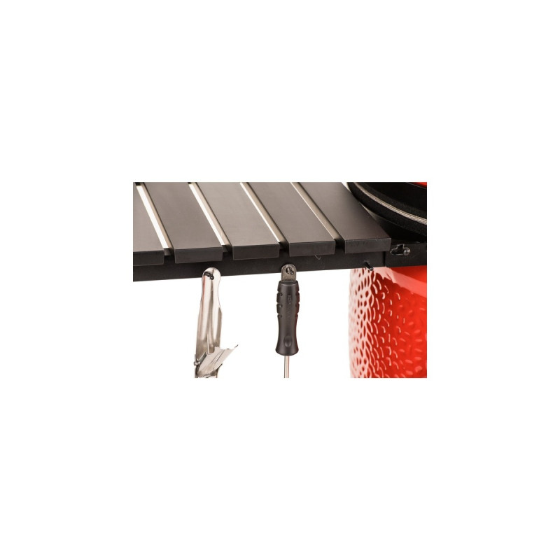 Kamado Joe Big Joe III, Holzkohlegrill(rot/schwarz, Ø 61cm)