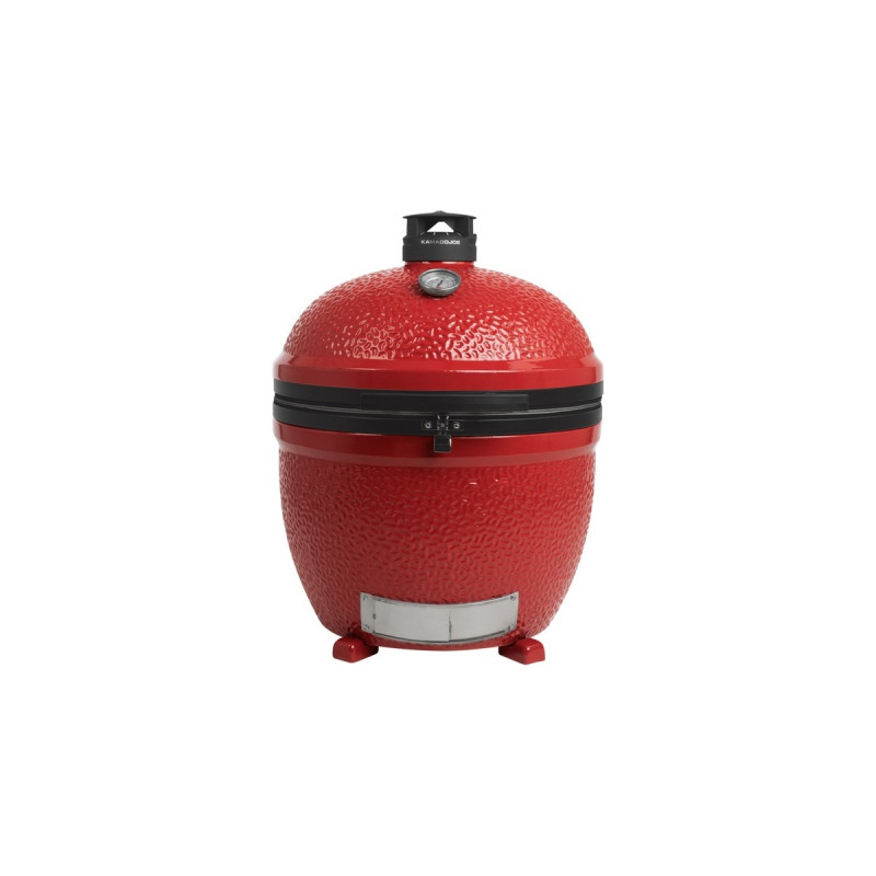 Kamado Joe Big Joe II Stand-Alone, Holzkohlegrill(rot/schwarz, Ø 61cm, freistehend)