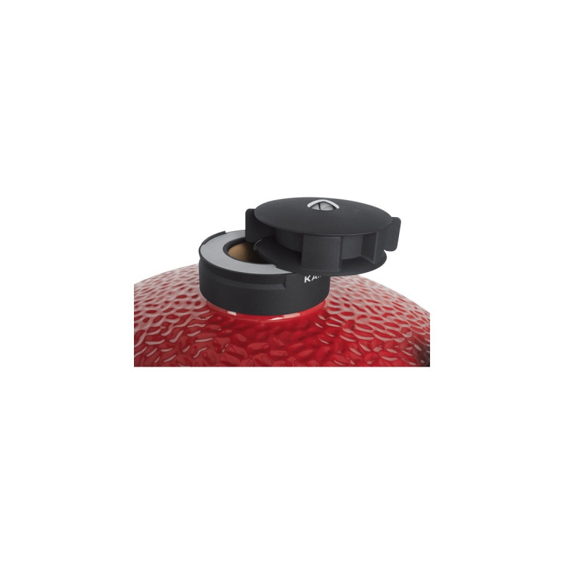 Kamado Joe Big Joe II, Holzkohlegrill(rot/schwarz, Ø 61cm)
