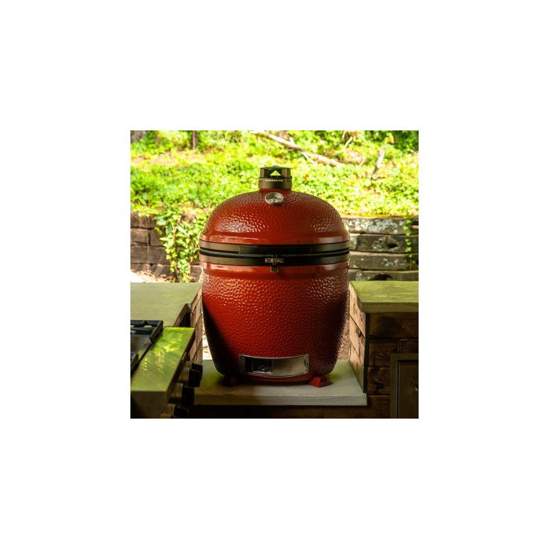 Kamado Joe Classic III, freistehend, Holzkohlegrill(rot/schwarz, Ø 46cm)