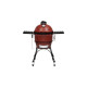 Kamado Joe Classic, Holzkohlegrill(rot/schwarz, Ø 46cm)
