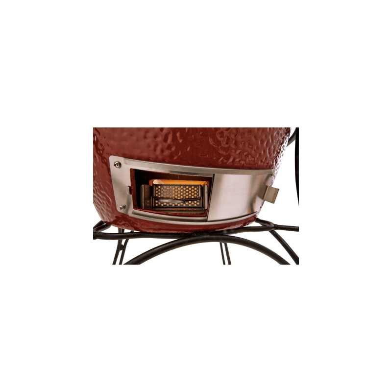 Kamado Joe Classic, Holzkohlegrill(rot/schwarz, Ø 46cm)