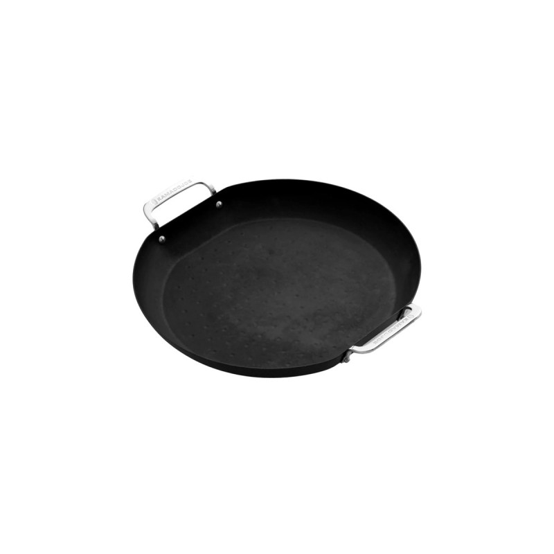 Kamado Joe Karbonstahl Paella Pfanne(schwarz)