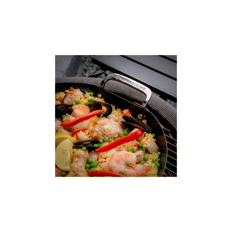 Kamado Joe Karbonstahl Paella Pfanne(schwarz)