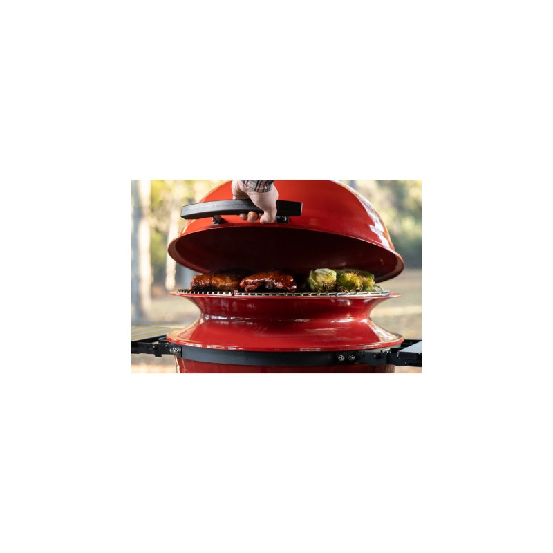 Kamado Joe Kettle Joe, Holzkohlegrill(rot/schwarz, Ø 57cm)