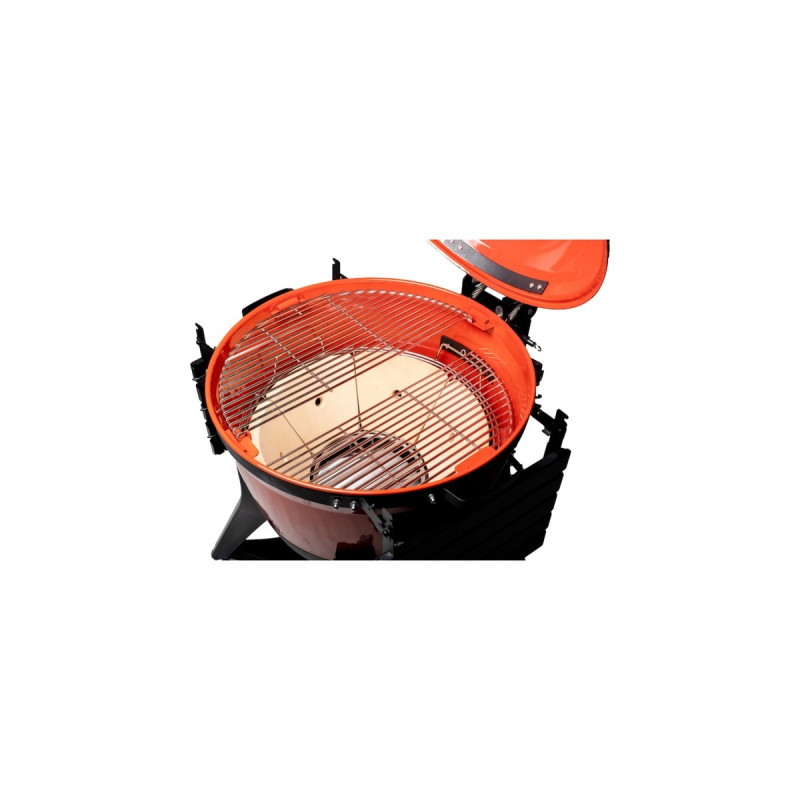 Kamado Joe Kettle Joe, Holzkohlegrill(rot/schwarz, Ø 57cm)