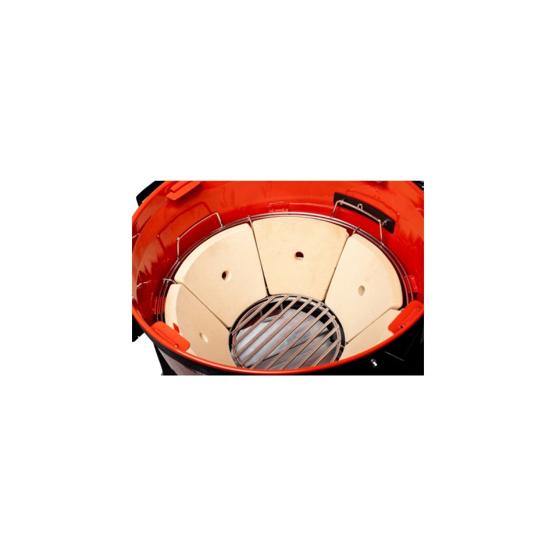 Kamado Joe Kettle Joe, Holzkohlegrill(rot/schwarz, Ø 57cm)