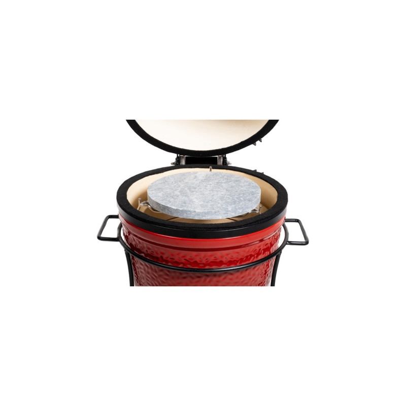 Kamado Joe Speckstein rund, für Kamado Joe Junior(grau, Ø 34cm)