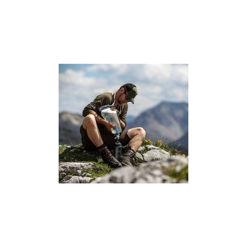 Katadyn Trinkbeutel BeFree Filtersystem 3,0L Gravity, Wasserbehälter(transparent/blau)