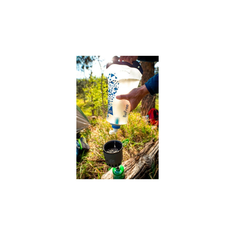 Katadyn Trinkbeutel BeFree Filtersystem 3,0L Gravity, Wasserbehälter(transparent/blau)