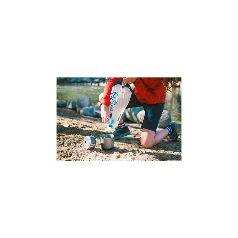 Katadyn Trinkbeutel BeFree Filtersystem 3,0L Gravity, Wasserbehälter(transparent/blau)