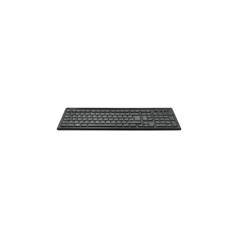 Kensington Advance Fit flache kabellose Tastatur(schwarz, DE-Layout)