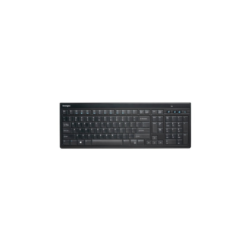 Kensington Advance Fit flache kabellose Tastatur(schwarz, US-Layout)
