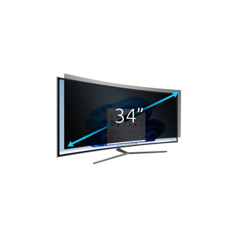 Kensington Blickschutzfilter (2-fach, abnehmbar)(schwarz, 86 cm (34