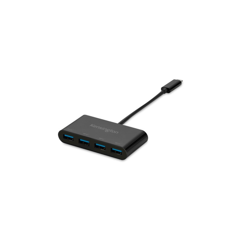Kensington CH1200 USB-C 4 Port Hub, USB-Hub(schwarz)