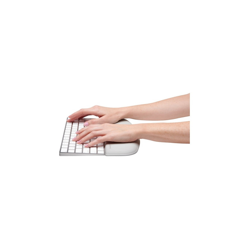 Kensington ErgoSoft Handgelenkauflage(grau, für flache, kompakte Tastaturen)